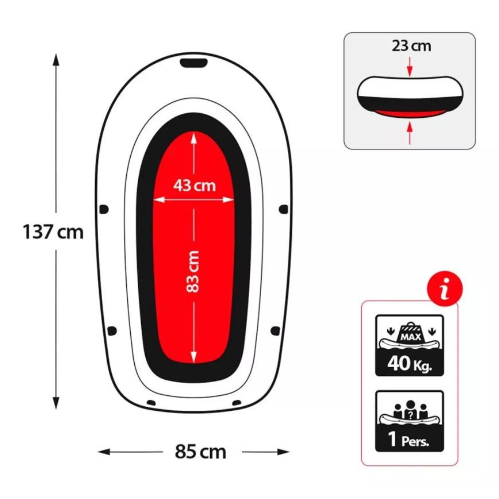 Bote Inflable Para Niños INTEX Explorer Pro 50