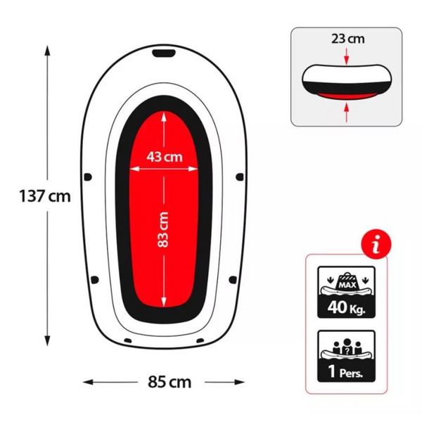 Bote Inflable Para Niños INTEX Explorer Pro 50