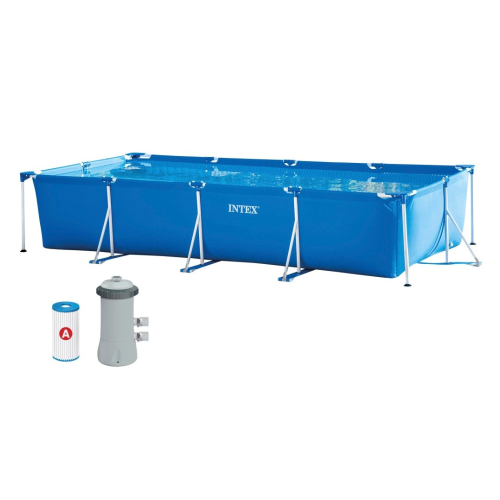 Piscina Estructural INTEX 4,5mx2,2mx0,84m + Bomba Filtrante