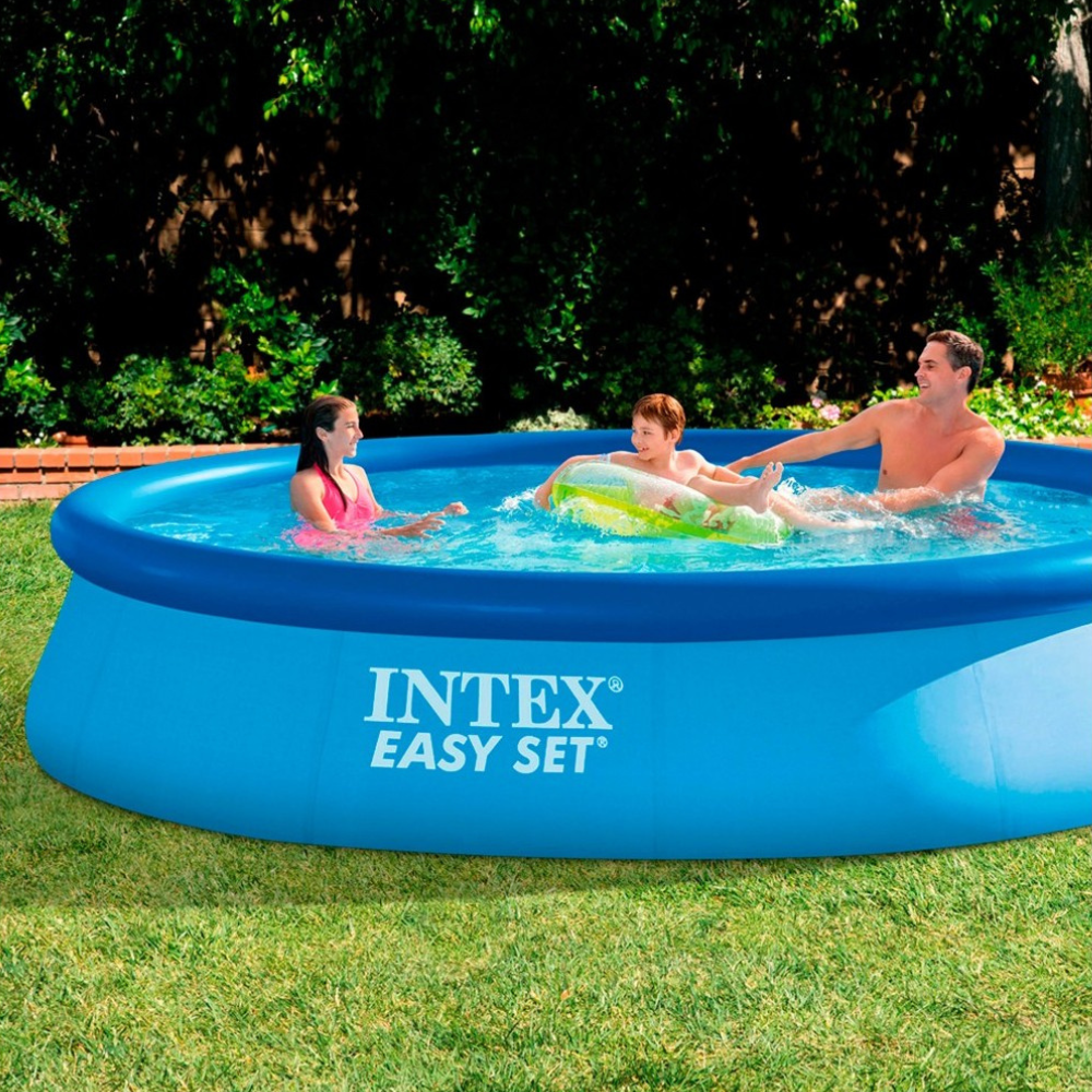 Piscina Easy Set Intex 396x84cm Con Aro Inflable