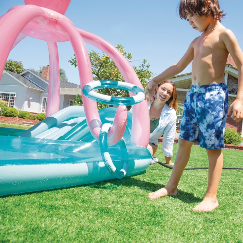 Piscina infantil Centro De Juegos Con Aspersor Intex Pulpo Amigable