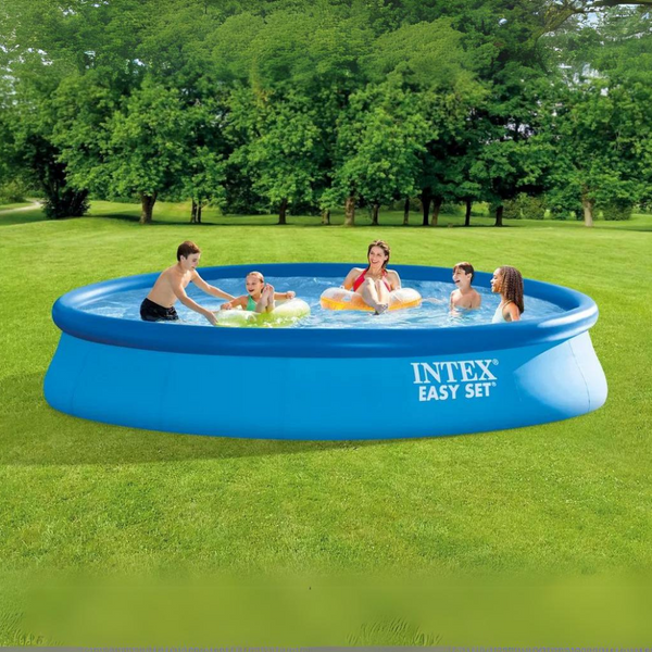 Piscina Easy Set Intex 457 X 84 Cm Con Aro Inflable