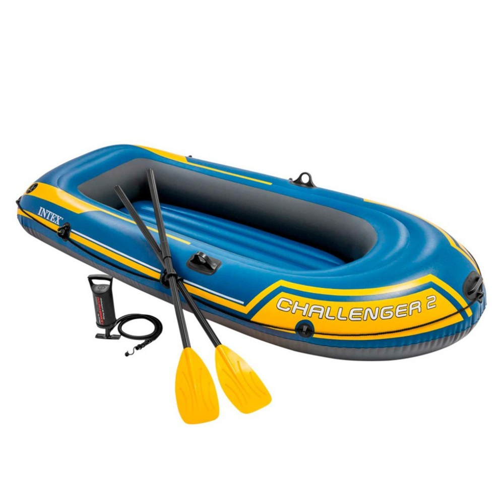 Bote Inflable Intex Challenger 2 + Remos + Inflador