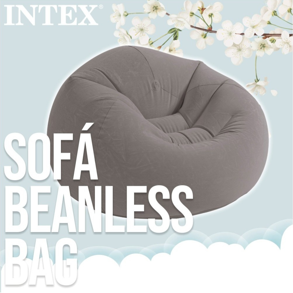 Sillón inflable INTEX Puff Beanless Bag