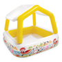 Piscina Infantil Inflable Con Techo Removible INTEX Amarillo