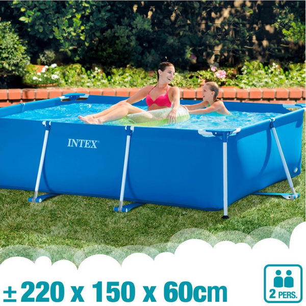 Piscina Rectangular Estructural Familiar INTEX 2,2x1,5x0,6m