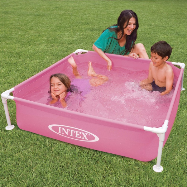 Piscina Infantil Mini Frame Pool Rosa Intex