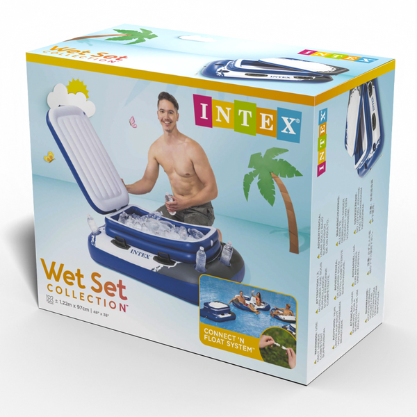 Cooler Inflable Y Flotante INTEX Mega Chill