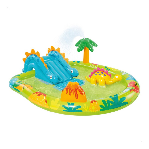 Piscina infantil Centro De Juegos Con Aspersor Intex Dinosaurios