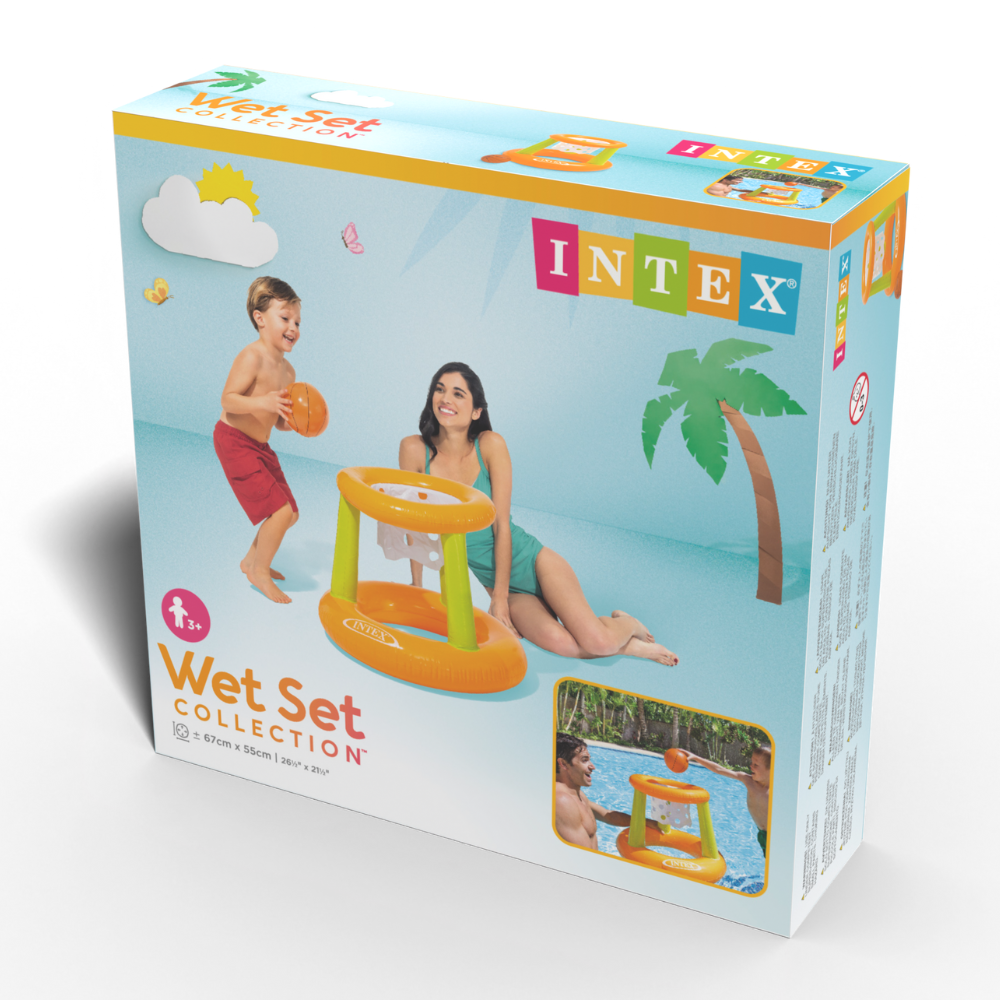 Aro De Basketball Inflable Para Piscinas INTEX