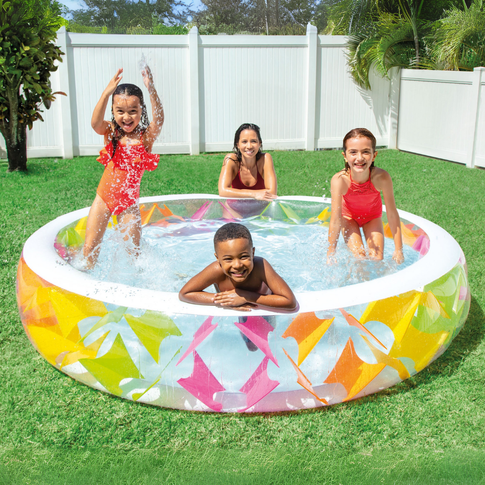 Piscina infantil inflable Molino Colorido 229x56 cms