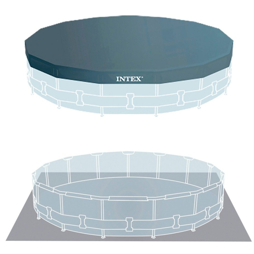 Piscina Estrutural Prisma Intex 4,27 X 1,07mt + Accesorios