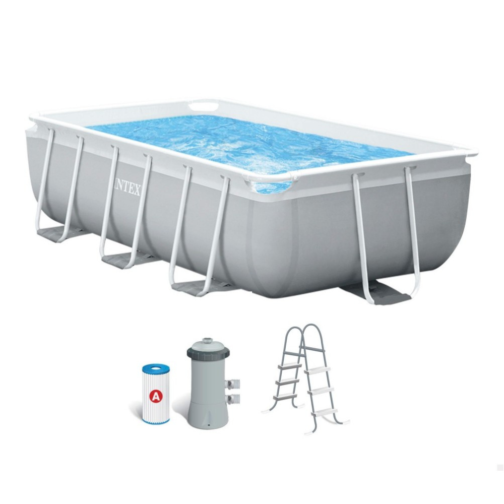 Piscina Estructural Intex 3,00x1,75x0,80 Metros + Accesorios