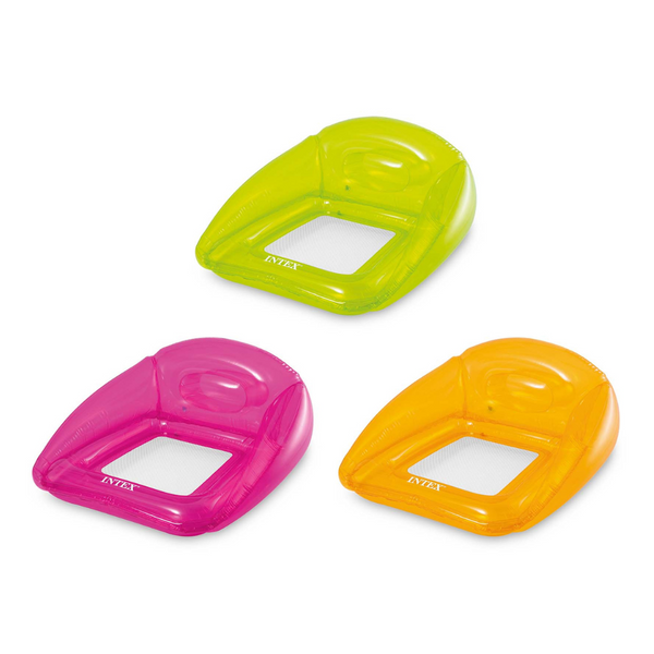 Asiento inflable para piscina con malla Colores INTEX